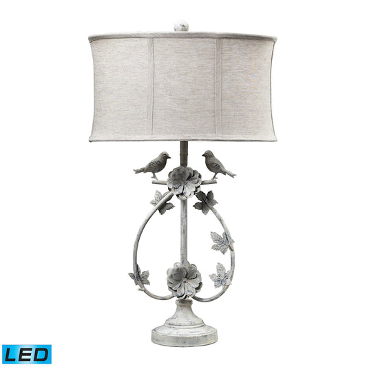 Saint Louis Heights 31" LED Table Lamp in Antique White