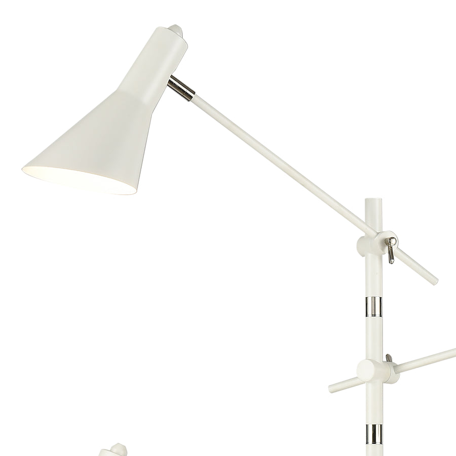 Sallert 72.75' Floor Lamp in White