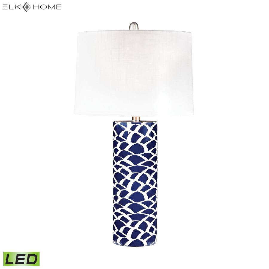 Scale Sketch 28' LED Table Lamp in Navy