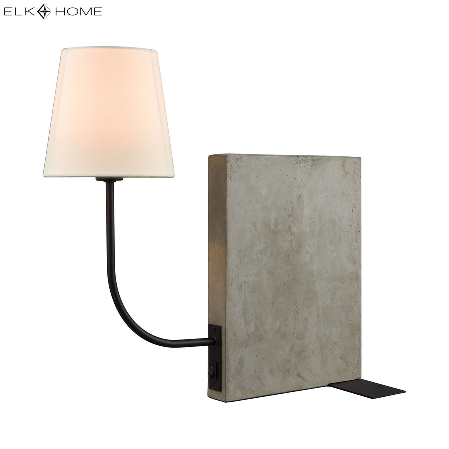 Sector 17' Table Lamp in Concrete