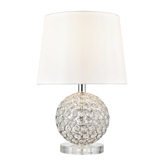 Silvana 18" Table Lamp in Clear
