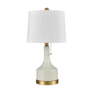 Small but Strong 21' Table Lamp in White
