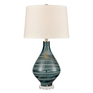 Waterville 31' Table Lamp in Teal