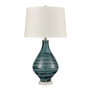 Waterville 31' Table Lamp in Teal