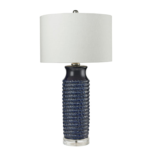 Wrapped Rope 30" Table Lamp in Navy