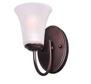 Logan 5' Single Light Wall Sconce in Oil Rubbed Bronze