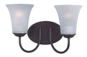 Logan 14' 2 Light Vanity Wall Sconce in Oil Rubbed Bronze