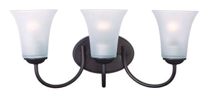 Logan 19' 3 Light Vanity Wall Sconce in Oil Rubbed Bronze