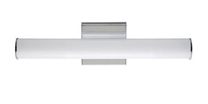 Rail 18' Single Light Vanity Wall Sconce in Polished Chrome