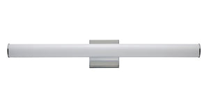 Rail 30' Single Light Vanity Wall Sconce in Polished Chrome