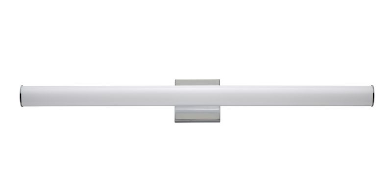 Rail 36' Single Light Vanity Wall Sconce in Polished Chrome