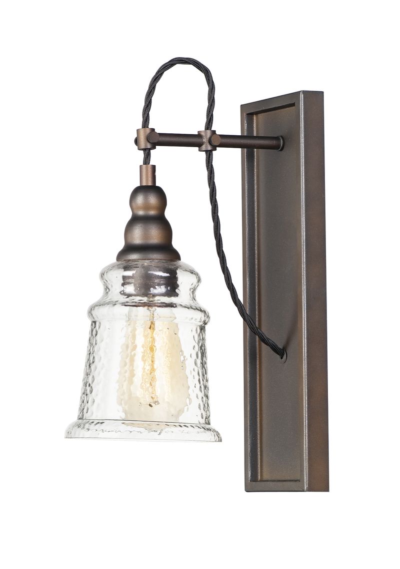 Revival Single Light Vanity Wall Sconce in Oil Rubbed Bronze
