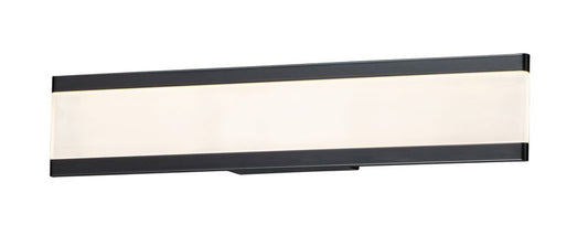 Visor 24" 2 Light Bath Vanity Light in Black