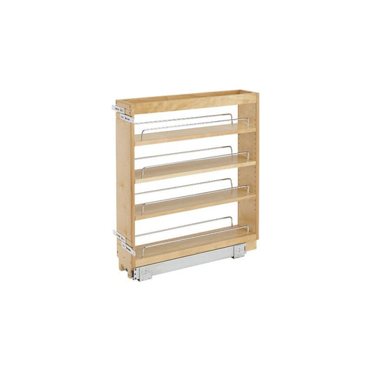 448 Series Natural Maple Pull-Out Organizer (5" x 22.44" x 25.44")