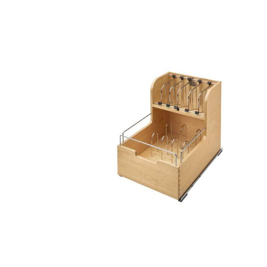 4FSCO Series Natural Maple Pull-Out Organizer (14.5" x 21.5" x 18")