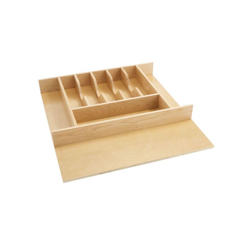 4WCT Series Natural Maple Utensil Tray (20.63' x 22' x 2.38')