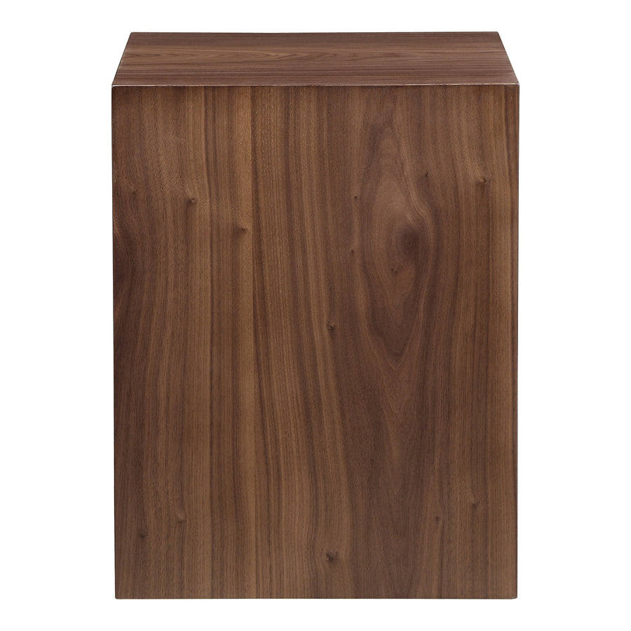 Moe's Home Zio Accent Table in Walnut Brown (21' x 16' x 16') - AD-1025-03