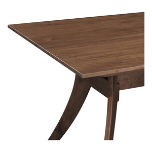 Moe's Home Florence Dining Table in Walnut Brown (30' x 63' x 33.5') - BC-1001-03