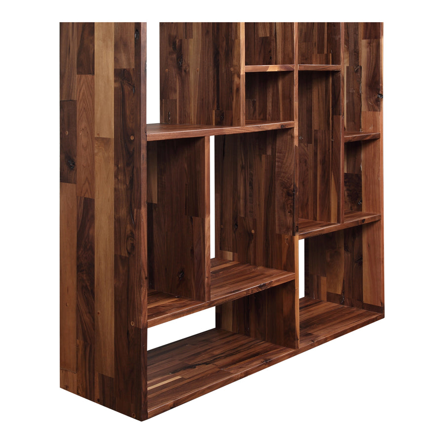 Moe's Home Redemption Bookshelf in Brown (86' x 41' x 12') - BC-1025-03