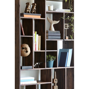 Moe's Home Redemption Bookshelf in Brown (86' x 41' x 12') - BC-1025-03