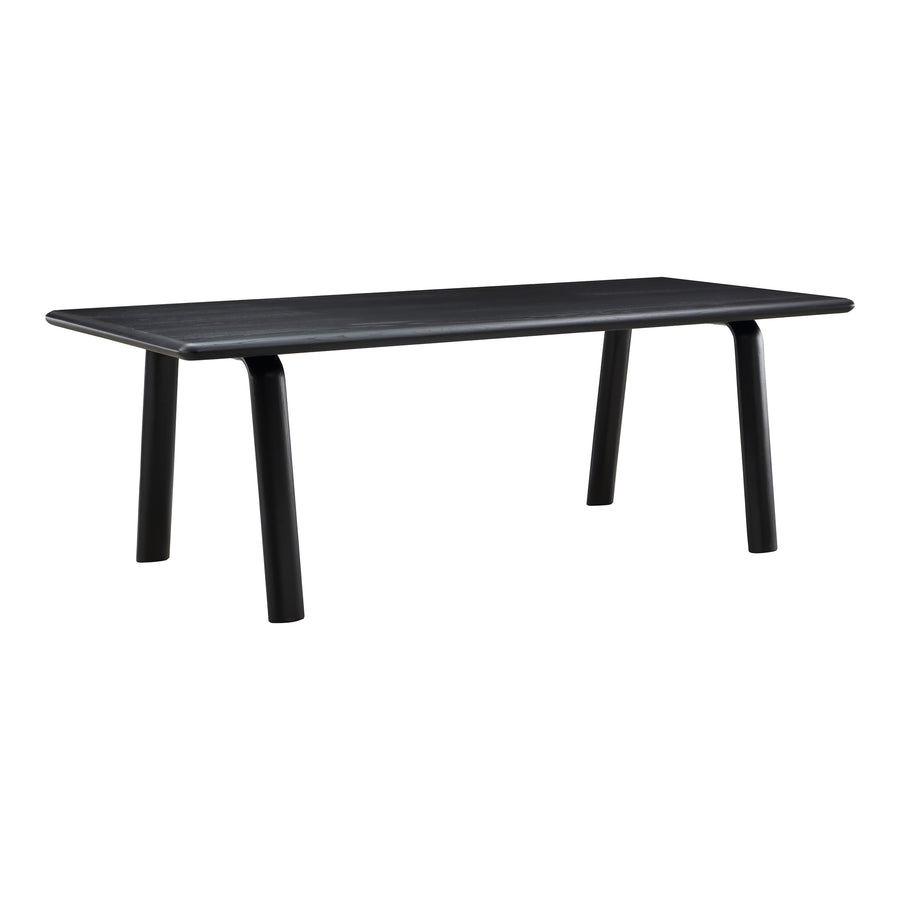 Moe's Home Malibu Dining Table in Black Ash (30' x 88' x 38') - BC-1046-02