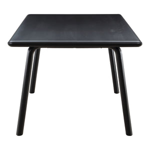 Moe's Home Malibu Dining Table in Black Ash (30' x 88' x 38') - BC-1046-02
