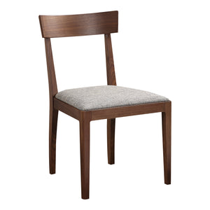 Moe's Home Leone Dining Chair in Walnut Brown (33' x 20' x 22') - BC-1078-24