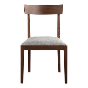 Moe's Home Leone Dining Chair in Walnut Brown (33' x 20' x 22') - BC-1078-24