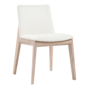 Moe's Home Deco Dining Chair in Cream White (31' x 21' x 22') - BC-1086-05