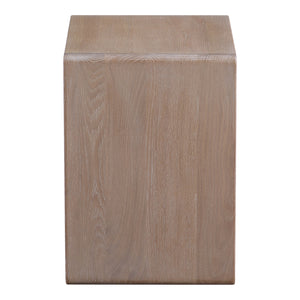 Moe's Home Hiroki Accent Table in White Oak (20' x 12.5' x 14') - BC-1094-18