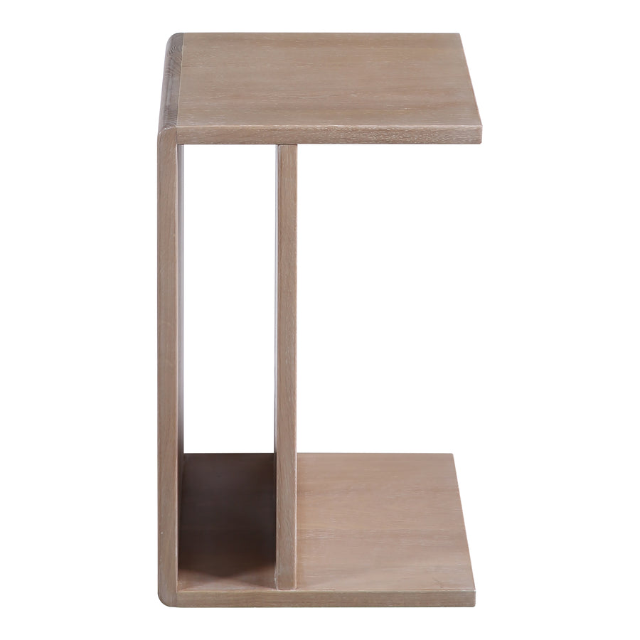 Moe's Home Hiroki Accent Table in White Oak (20' x 12.5' x 14') - BC-1094-18