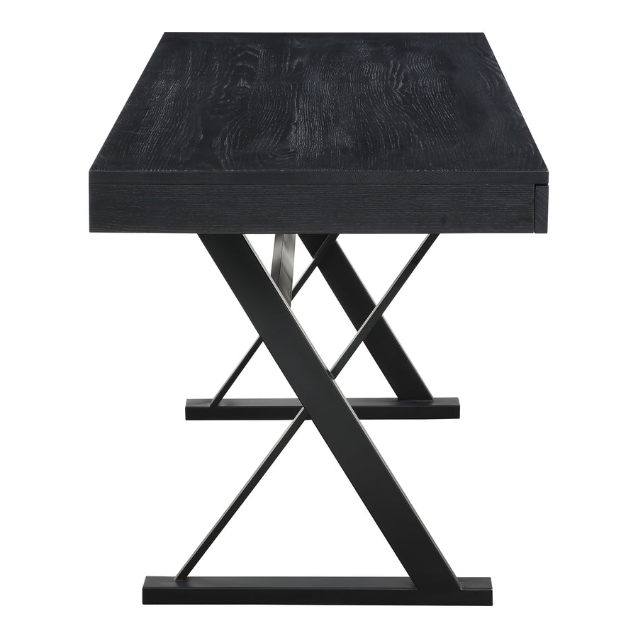 Moe's Home Profecto Desk in Black (29.5' x 63' x 26') - BC-1107-02