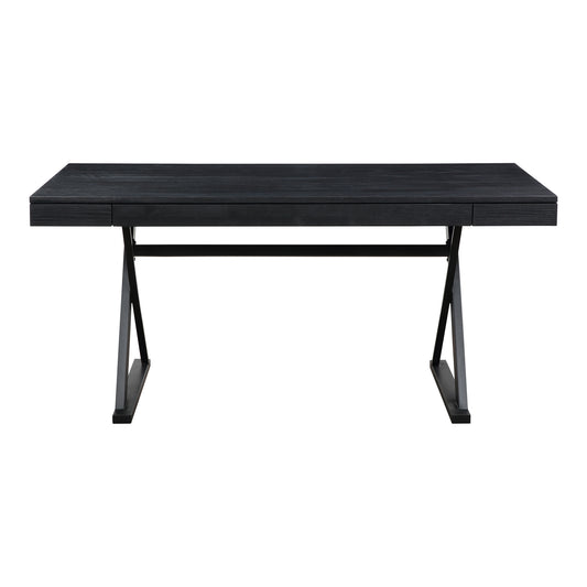 Moe's Home Profecto Desk in Black (29.5" x 63" x 26") - BC-1107-02