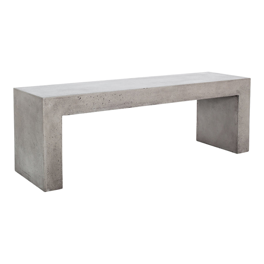 Moe's Home Lazarus Bench in Dark Grey (18.5' x 55.25' x 15.75') - BQ-1005-25