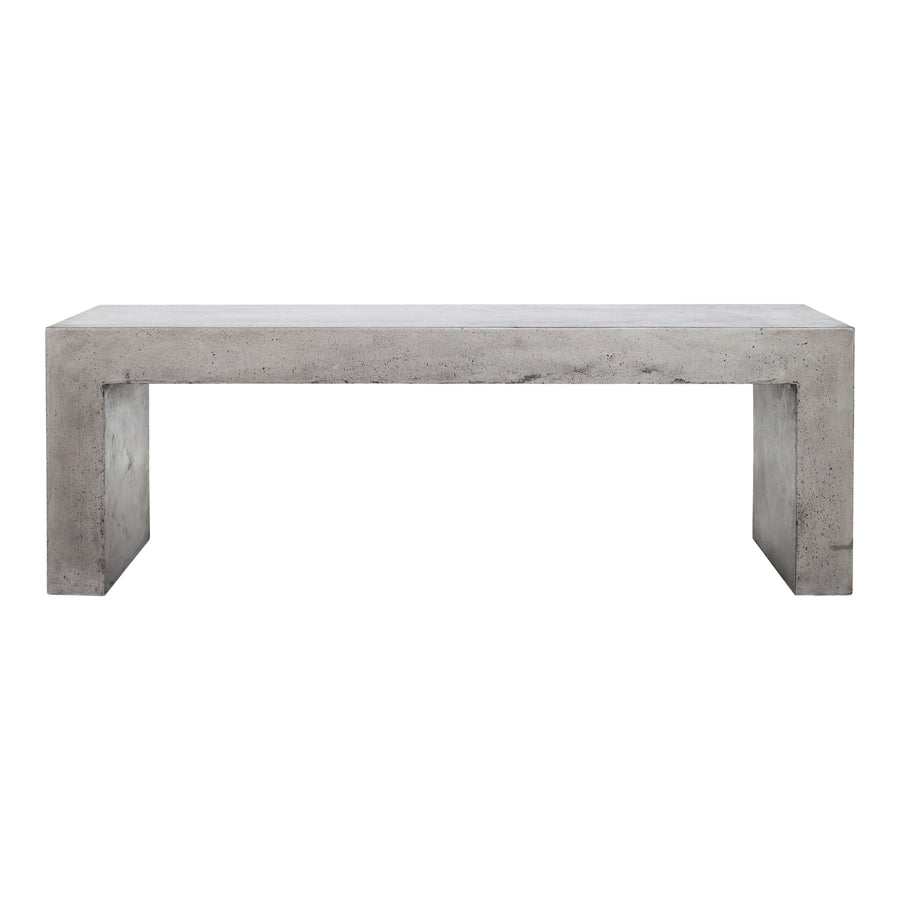 Moe's Home Lazarus Bench in Dark Grey (18.5' x 55.25' x 15.75') - BQ-1005-25