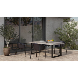 Moe's Home Isadora Dining Table in Grey (30' x 43' x 43') - BQ-1008-25