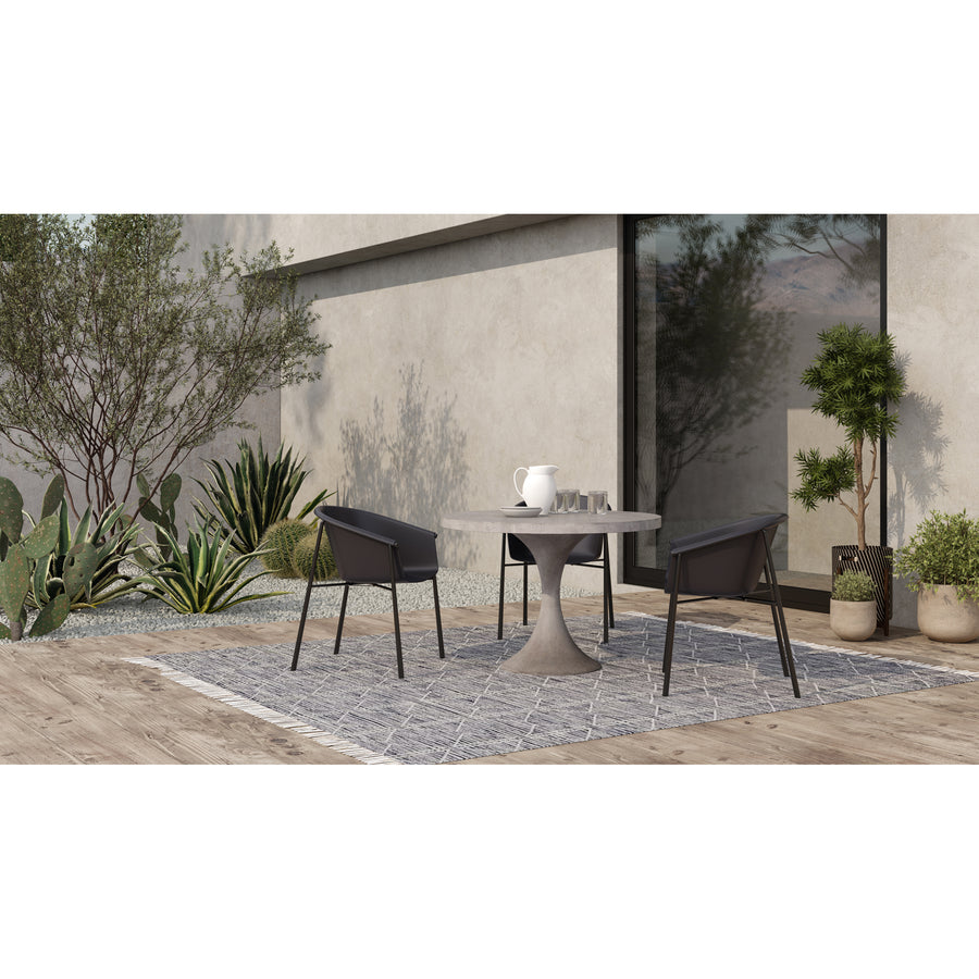 Moe's Home Isadora Dining Table in Grey (30' x 43' x 43') - BQ-1008-25