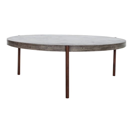 Moe's Home Mendez Coffee Table in Grey (16" x 36" x 36") - BQ-1009-25