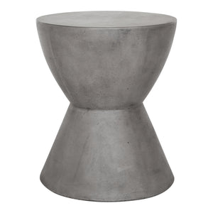 Moe's Home Hourglass Stool in Grey (18' x 15' x 15') - BQ-1022-25