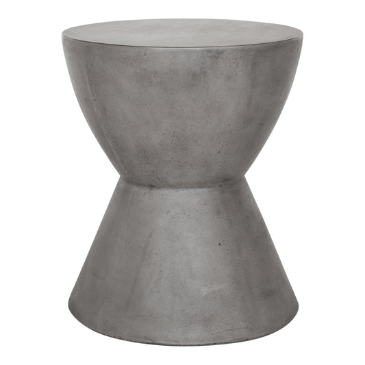 Moe's Home Hourglass Stool in Grey (18" x 15" x 15") - BQ-1022-25