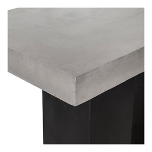 Moe's Home Lithic Bar Table in Grey (43.25' x 63' x 27.5') - BQ-1035-25