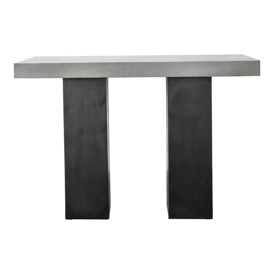 Moe's Home Lithic Bar Table in Grey (43.25" x 63" x 27.5") - BQ-1035-25
