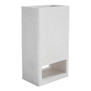 Moe's Home Bristol Vase in Ivory Terrazzo (28' x 16' x 10') - BQ-1049-05