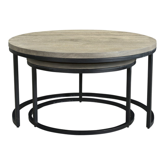 Moe's Home Drey Coffee Table in Grey (17" x 31.5" x 31.5") - BV-1011-15