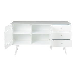 Moe's Home O2 Sideboard in White (29.5' x 55' x 18') - BZ-1017-18