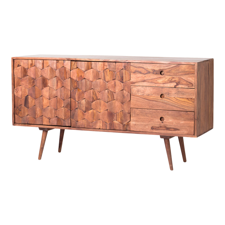 Moe's Home O2 Sideboard in Natural (30' x 55' x 18') - BZ-1017-24