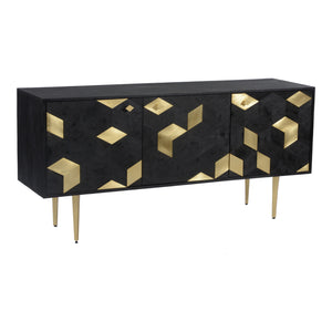 Moe's Home Sapporo Sideboard in Black (30' x 63' x 18') - BZ-1103-02