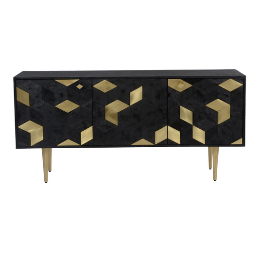 Moe's Home Sapporo Sideboard in Black (30" x 63" x 18") - BZ-1103-02