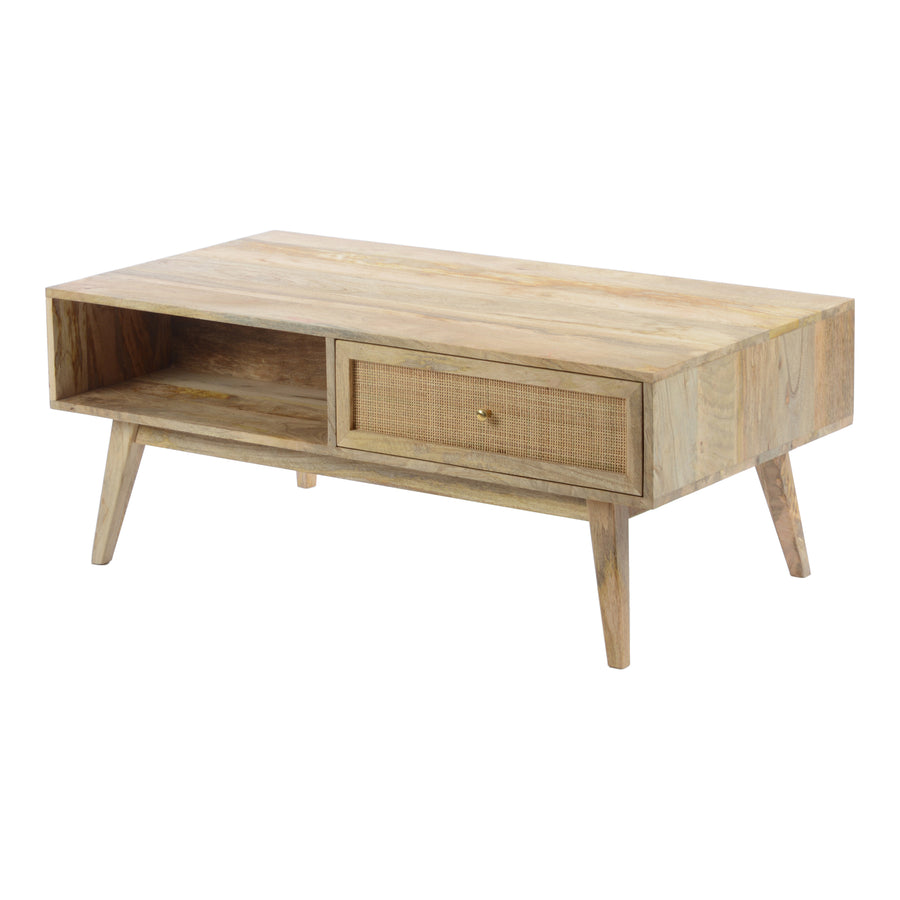 Moe's Home Reed Coffee Table in Natural (18' x 45.5' x 23.5') - BZ-1109-24