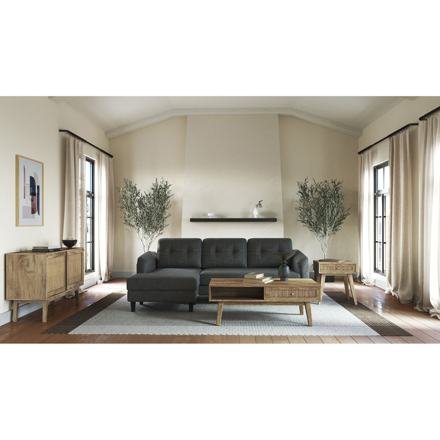 Moe's Home Reed Coffee Table in Natural (18' x 45.5' x 23.5') - BZ-1109-24
